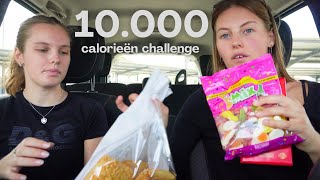 WE PROBEREN DE 10000 CALORIEËN CHALLENGE [upl. by Beyer]