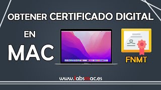 Solicitar e instalar certificado digital FNMT en MAC 💻 2023 [upl. by Hazrit]