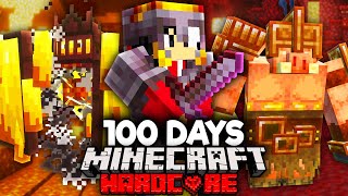 I Survived 100 Days In The MUTANT NETHER [upl. by Waiter894]