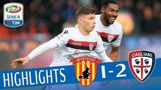 Benevento  Cagliari 12  Highlights  Giornata 29  Serie A TIM 201718 [upl. by Toh]