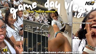 COLLEGE GAME DAY VLOG hbcu edition  my first college football game ever  s1 ep2 ᡣ𐭩 [upl. by Amekahs21]