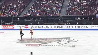 Fournier BeaudrySorensen 2021 Skate America free dance [upl. by Ailemak41]