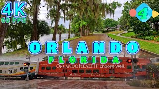 Orlando Drive during a Thunderstorm Part 44 Florida USA 4KUHD [upl. by Wohlert]