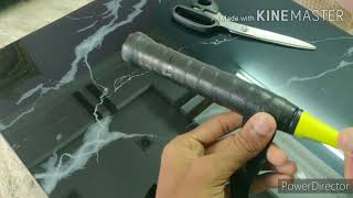 How to wrap the badminton racket gripDecathlon grip [upl. by Oster]