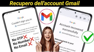 Come recuperare laccount Gmail  come recuperare laccount Google [upl. by Karlik166]