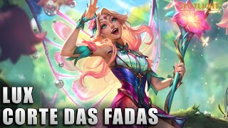 Lux Corte das Fadas Skin Spotlight  League of legends [upl. by Gordan751]