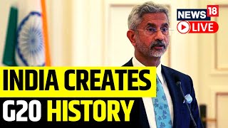 S Jaishankar Speech Live  India Takes Over G20 Presidency  India G20 News Live  News18 Live [upl. by Saunder358]