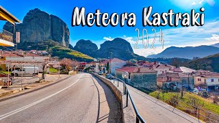 Meteora Greece A silent walking tour of Kastraki Meteora Greece 2024 [upl. by Irmo]