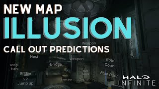 NEW Halo Infinite Area Map  Illusion callouts [upl. by Htebasil]