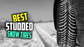 Best Studded Snow Tires for Trucks Cars Jeep SUV Bikes amp Plowing Top 5 Reviews in 2024 [upl. by Deeanne]