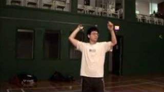 Badminton Forearm Pronation Technique [upl. by Dnomsaj]