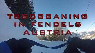 Tobogganing In Fendels Austria [upl. by Rube]