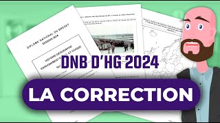 Brevet ➜ La correction du sujet dHistoireGéographieEMC 2024 [upl. by Zorah]