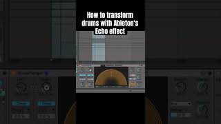 Minimal House How to use Ableton‘s echo effect on Rominimal Drums for a darker vibe rominimal [upl. by Paule65]