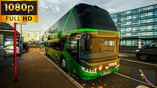 NEOPLAN SKYLINER DRIVING  FERNBUS SIMULATOR Steering Wheel [upl. by Launam]