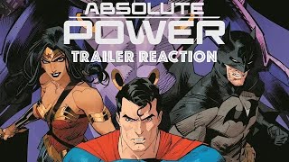 DC Absolute Power Comics Comic Event by Mark Waid and Dan Mora Trailer Reaction [upl. by Arand607]