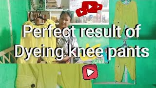 simple way how to dyeing knee pantsuse Dura  smooth Fast dyes libottutorials [upl. by Reisinger299]