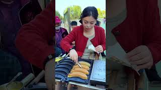 🥰 Satisfying with street food 🥳 streetfood satisfying satisfyingvideo [upl. by Bohlin]