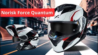 Capacete Norisk Force Quantum Branco preto vermelho [upl. by Arebma210]