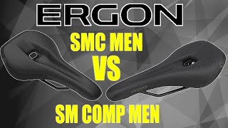 ERGON SMC MEN VS ERGON SM COMP MEN SADDLES  WEIGHT SIZES SPECIFICATIONS DIFFERENCES [upl. by Kirat]