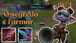 Mesmo que seu time seja ruim é só farmar  Wild Rift  Tristana Jungle [upl. by Kiraa]