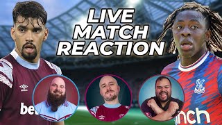 West Ham vs Crystal Palace  Live Watachalong [upl. by Nocaed]