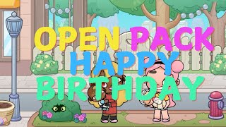 Open Pack HAPPY BIRTHDAY Avatar World 🥳😍🥰 tocaboca avatarworld kidsgames gaming [upl. by Aynor]