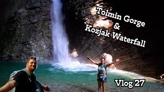 Slovenia Tolmin Gorge and Kozjak Waterfall Hikes [upl. by Donall]