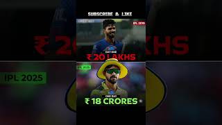 RUTURAJ GAIKWAD ₹18 CR 2025 IPL 💥🤯ipl2025 cricket shortvideo [upl. by Aihsitan]