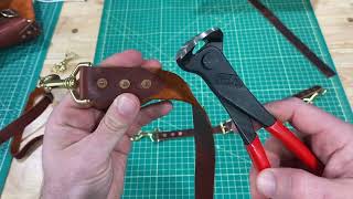 Leather Working Tip How to Remove Rivets [upl. by Llehsad]