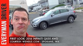 Heres the 2016 Infiniti QX50 AWD on Everyman Driver [upl. by Goetz]