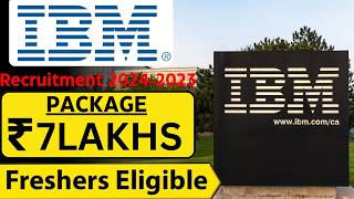 IBM Recruitment 2024  OFF Campus Drive For 2024  2023 Batch Hiring  Software Developer job [upl. by Rick]