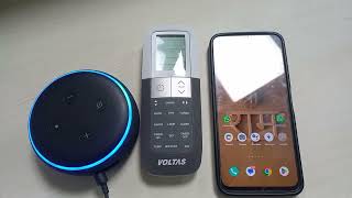 Alexa Device Connection with Voltas Smartair AC [upl. by Soirtemed]