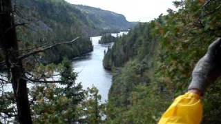 NIPIGON RIVER TUG BOAT ROCK AT SPLIT ROCK [upl. by Stormy695]