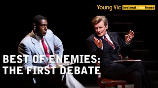 Vidal and Buckley go head to head in their first televised debate  Best of Enemies at the Young Vic [upl. by Garnet]