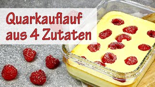 LOW CARB  KETO Quarkauflauf  schnell proteinreich amp ohne Zucker [upl. by Emiaj452]