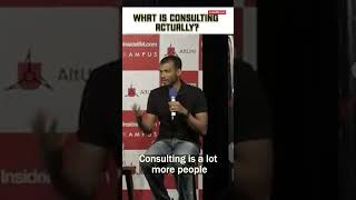 What Is Consulting Explained  Must Watch shorts [upl. by Rosalia]