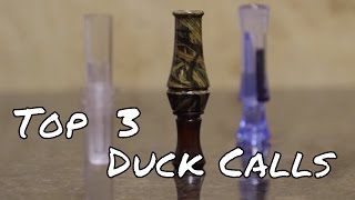 Top 3 Duck Calls For Beginners [upl. by Janella]