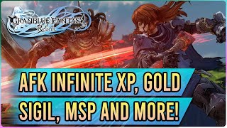 I BROKE Granblue Fantasy Relink AFK Farm INFINITE XP MSP Money Sigils and MORE [upl. by Crompton559]