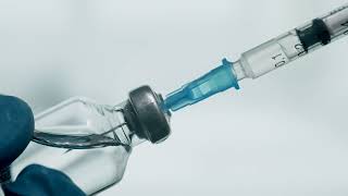 No Copyright Filling an injection with a saline solution  Stock Footage Video [upl. by Wilbur832]