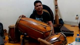 Indonesian traditional musical instrument Kendang [upl. by Starlene]