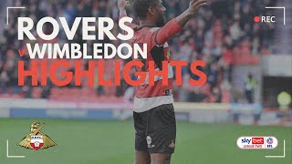 Doncaster Rovers v AFC Wimbledon highlights [upl. by Serra29]