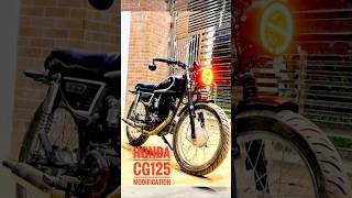 Best modified Honda 125 Honda CG 125 modification shorts rx100 yamahaforyou honda cg cg125 [upl. by Tavey326]