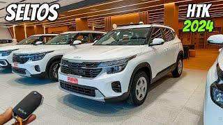 Kia Seltos HTK 2024 ❤️ Seltos Second Base Model  Price • Features • Real Life Detailed Review [upl. by Niliac842]