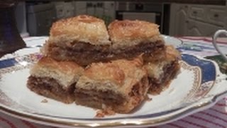 TRADITIONAL GREEK BAKLAVA  GREEK ORIGIN  STAVROS KITCHEN  GREEK AND CYPRIOT CUISINE [upl. by Caye]