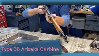 Type 38 Arisaka Carbine tear down conservation and range time [upl. by Aik]