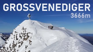 Grossvenediger 3666m  droga północna od Kürsingerhütte [upl. by Wrennie]