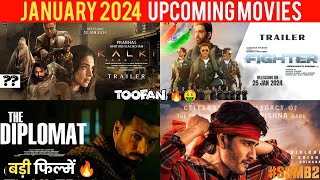 Top 10 Upcoming Movies In January 2024  Upcoming Big Bollywood amp South Indian Films January 2024 [upl. by Everara]