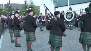 Ballater Pipe Band Friday Evening 2nd Sept 2016 [upl. by Alahs]