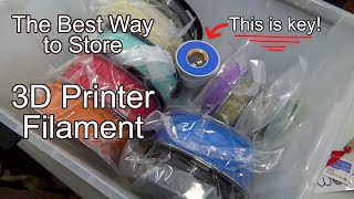 This is the best way to store 3d Printer Filament [upl. by Dorkas]